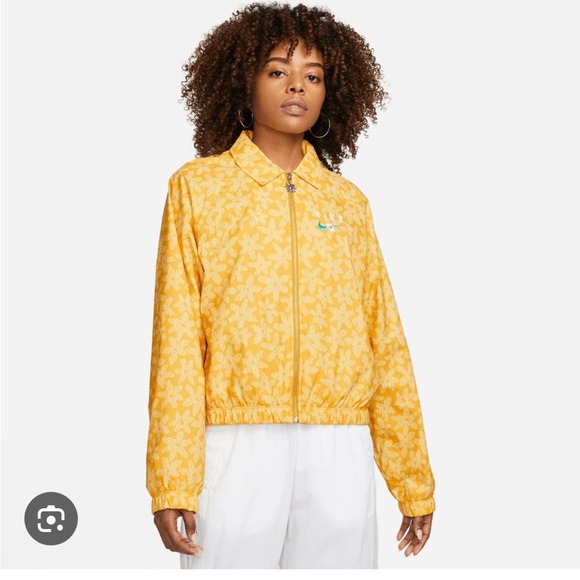 Nike Sport Daisy Full Zip Floral Print Jacket/Small - Picture 1 of 12